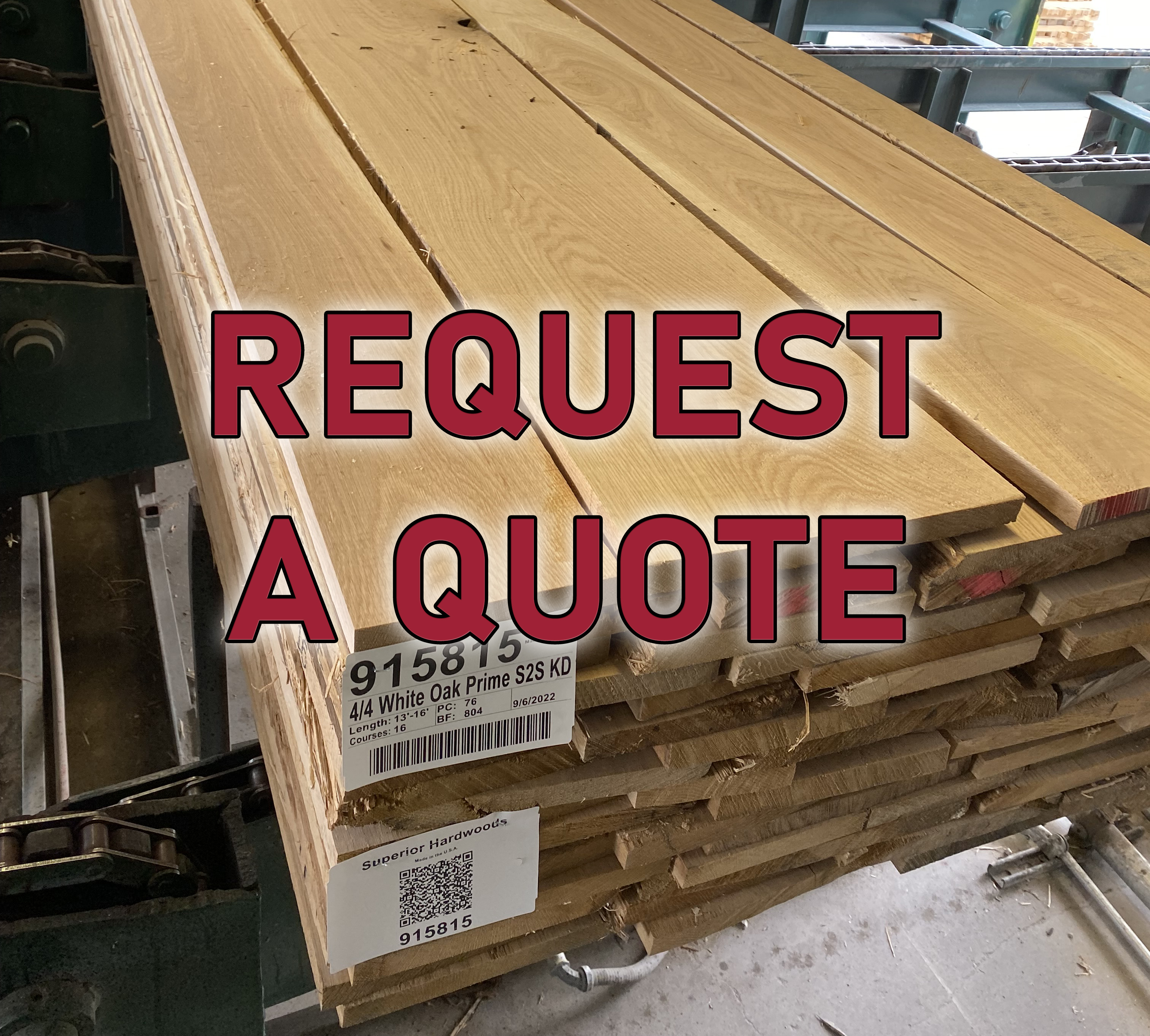 Request a quote from Superior Hardwoods